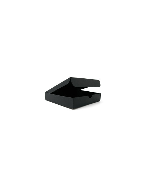 Коробка из черного декоративного картона