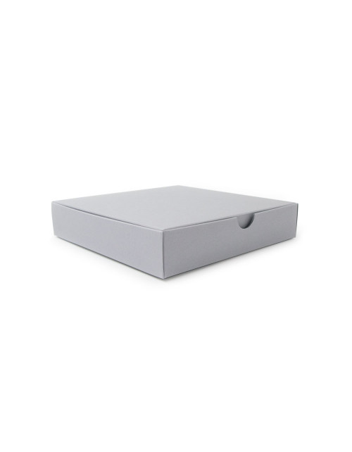 Коробка из серого декоративного картона