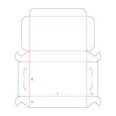 B15.06.00.53 Style A Claw Locks And Lid With Rounded Flaps