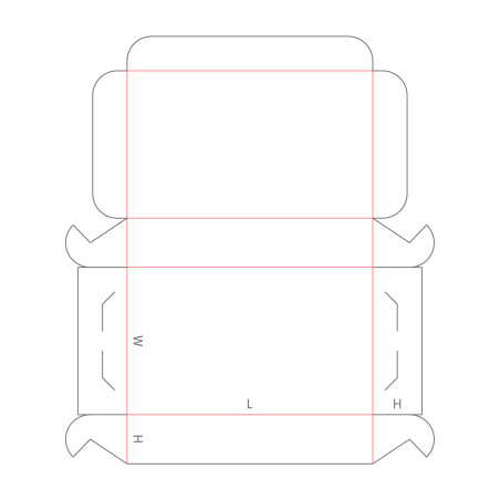 B15.06.00.53 Style A Claw Locks And Lid With Rounded Flaps