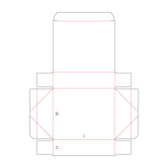B40.22.00.50 4 Point Glued Hinged Lid