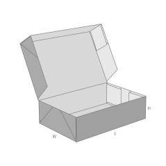 B40.22.00.61 6 Point Glued Tray With Hinged Lid