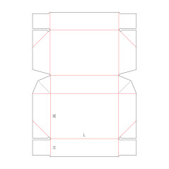 B40.23.00.54-Four Corner Hinged Lid With Webbed Corners