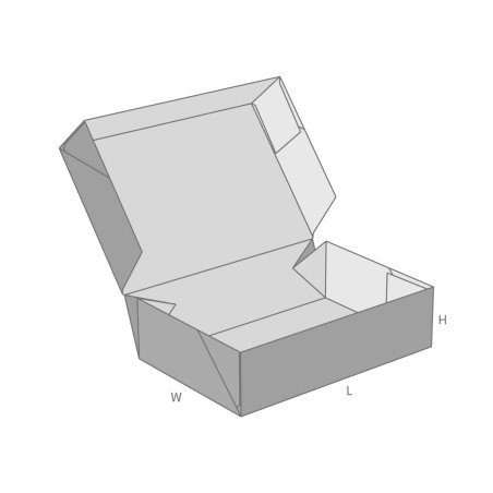 B40.23.00.54-Four Corner Hinged Lid With Webbed Corners