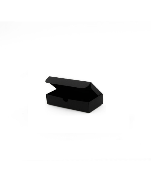 Коробка из черного декоративного картона