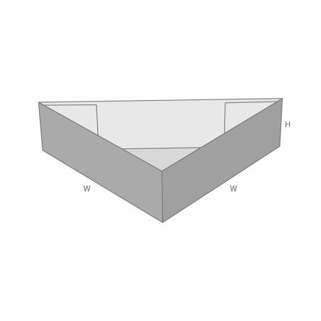 D20.10.20.00 Triangular Single-Walled Carton