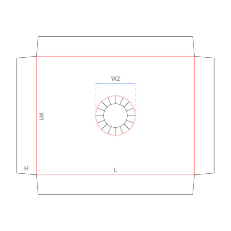F80.03.00.00 4 Sided Platform with Centre Hole