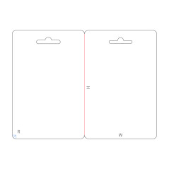 F80.52.00.00 Blister Card Folding Carton Folded