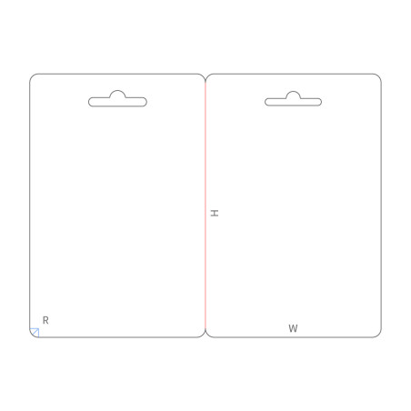 F80.52.00.00 Blister Card Folding Carton Folded