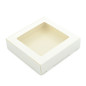 White Cookies Box with Clear Window