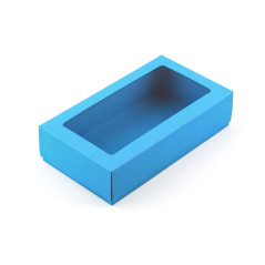 Türkiissinine väike kaanega karp | 200x110x50 mm | Superbox