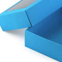 Türkiissinine väike kaanega karp | 200x110x50 mm | Superbox