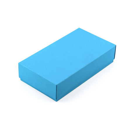 Helesinine kaheosaline papist kinkekarp | 200x110x50 mm | Superbox