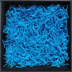 Jäik helesinine hakitud paber – 2 mm, 1 kg