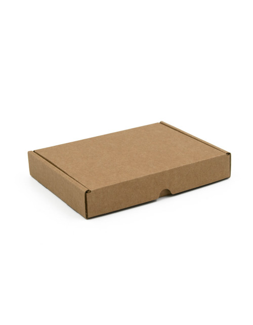 Плоская коричневая коробка для розничной торговли