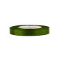 Slim Olive Green Satin Ribbon, 12 mm Width