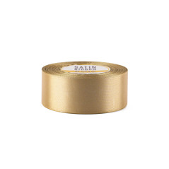 Gold satin ribbon – glossy, 38 mm wide, 32 m roll
