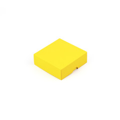Kollane kaheosaline väike karp | 90x90x30 mm | Superbox