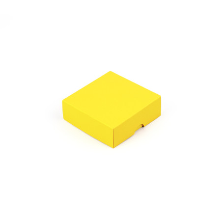 Kollane kaheosaline väike karp | 90x90x30 mm | Superbox