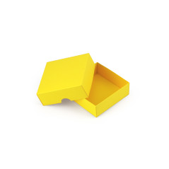 Two Piece Small Yellow Box | 90x90x30 mm | Superbox