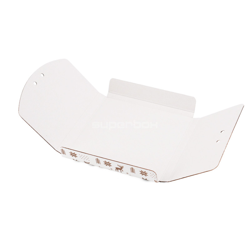 Small White Envelope With Winter Pattern