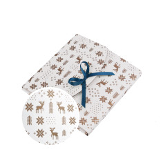 Small White Envelope With Winter Pattern | 155x155x10 mm | Superbox