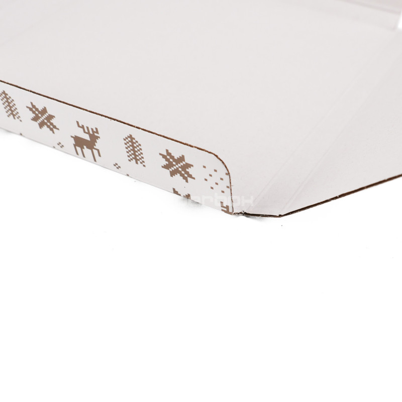 Small White Envelope With Winter Pattern