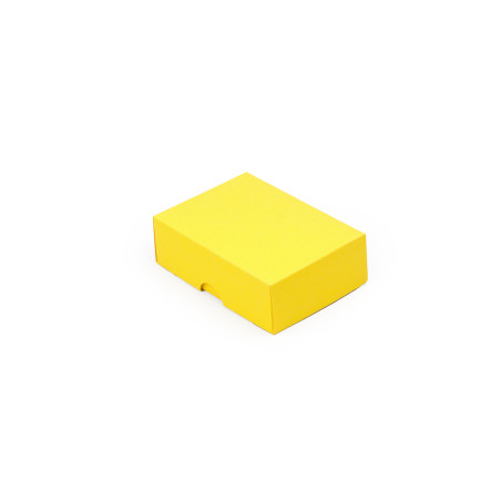Kollane kaheosaline papist kinkekarp | 95x70x30 mm | Superbox