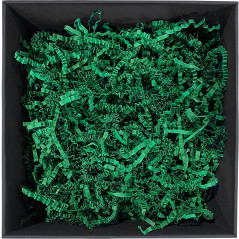 Rigid Dark Green Shredded Paper - 4 mm, 1 kg