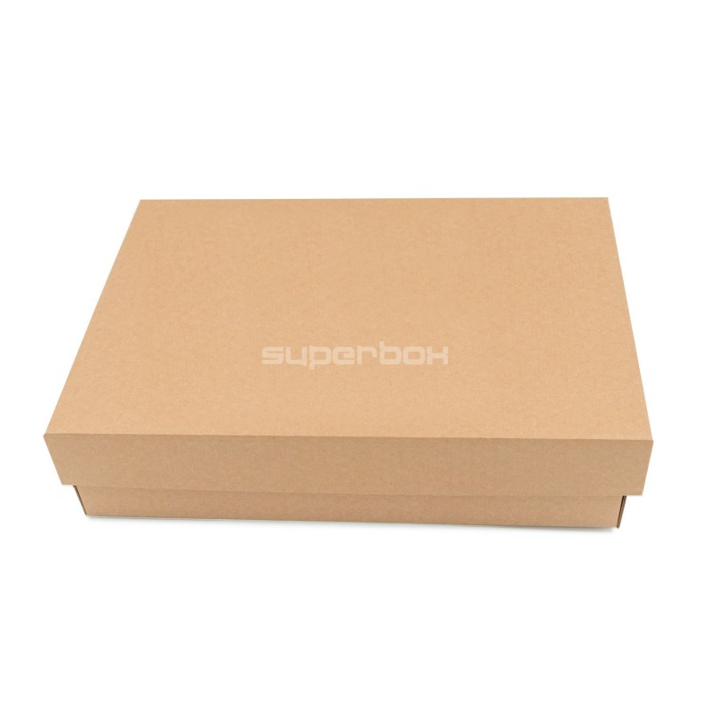 Multipurpose Brown Base-Lid Gift Box of 8,5 cm Height