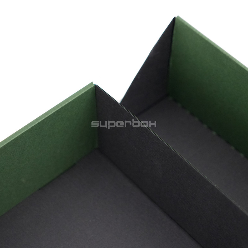 Double Door Green Gift Box with Ribbon