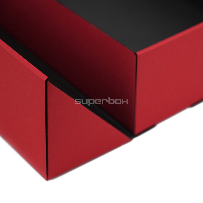 Double Door Red Gift Box with Ribbon