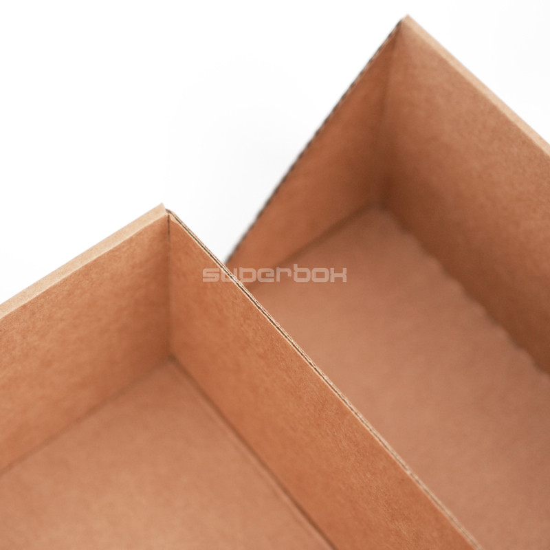 Double Door Brown Gift Box with Ribbon