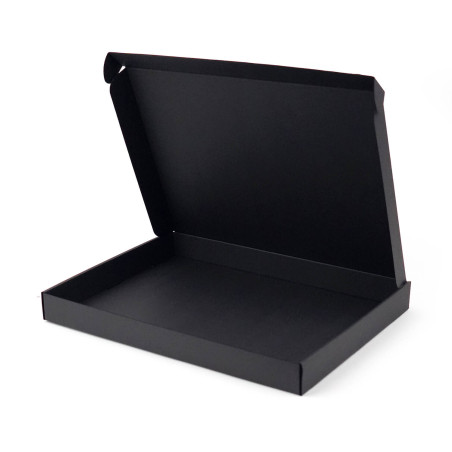 Large Low Height Black Gift Box