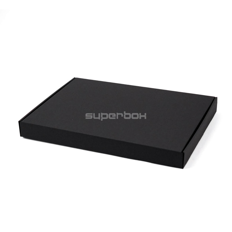 Large Low Height Black Gift Box