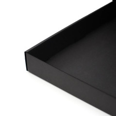 Large Low Height Black Gift Box, 400x300x40 mm