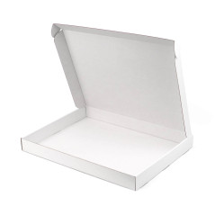 Large Low Height White Gift Box