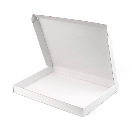 Large Low Height White Gift Box