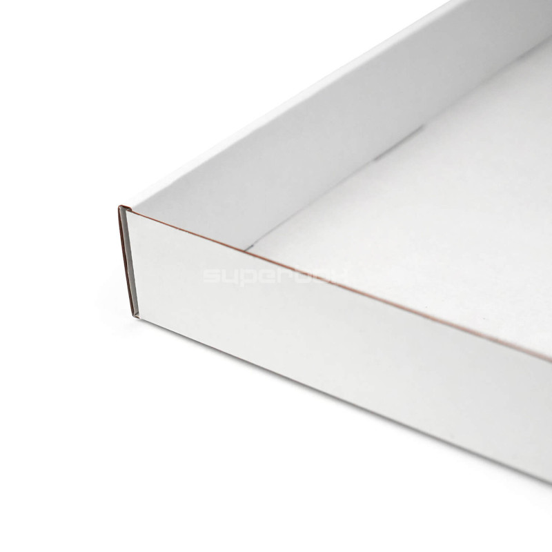 Large Low Height White Gift Box