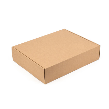 Suur pruun papist kinkekarp | 360x300x85 mm | Superbox