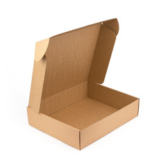 Suur pruun papist kinkekarp | 360x300x85 mm | Superbox