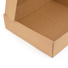 Suur pruun papist kinkekarp | 360x300x85 mm | Superbox