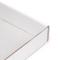 White low height gift box, 300x180x40 mm