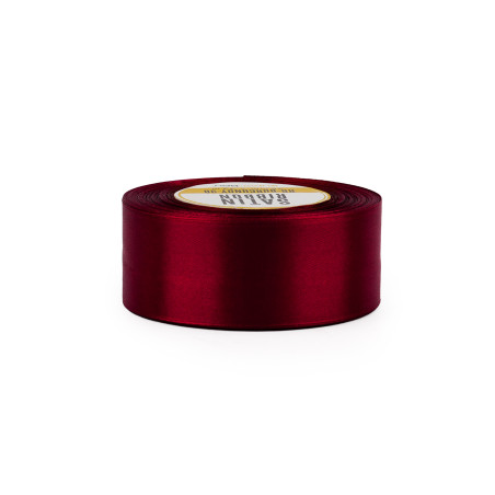 Burgundia satiinlint – läikiv, laius 38 mm, rull 32 m
