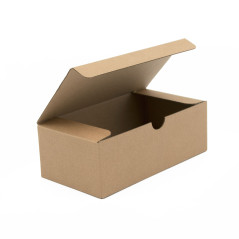 Popular Brown Retail Style Box with Envelope Locking Base