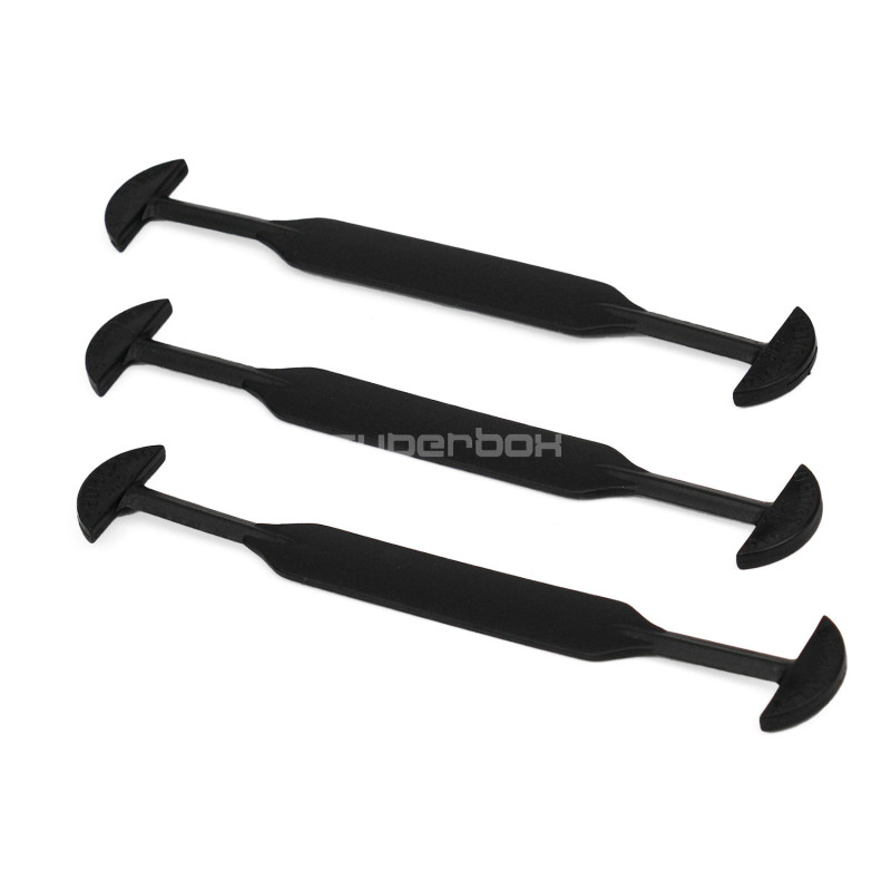 Mustad plastist käepidemed kinkekarpidele, 155x25x3.5 mm Mustad plastist käepidemed kinkekarpidele, 155x25x3.5 mm