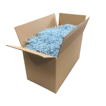 Jäik helesinine hakitud paber - 2 mm, 1 kg