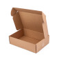 Brown A4-sized box with a Christmas tree pattern, 305×215×85 mm Brown A4-sized box with a Christmas tree pattern, 305×215×85 mm