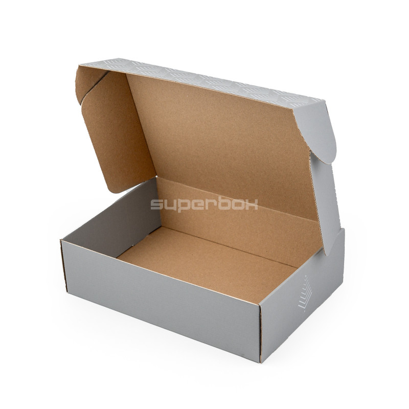 Grey A4 Box with Christmas Trees Pattern Grey A4 Box with Christmas Trees Pattern