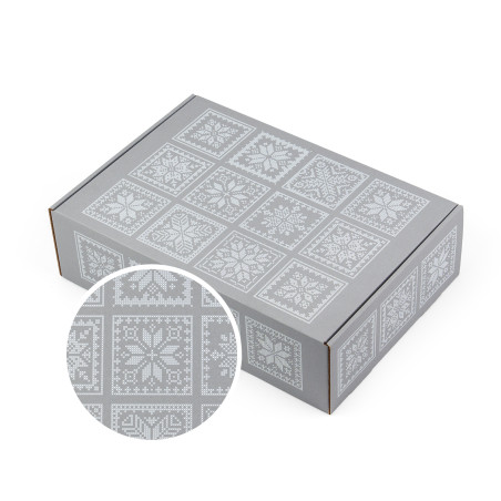 Grey A4 Size Box for Products | 305x215x85 mm | Superbox